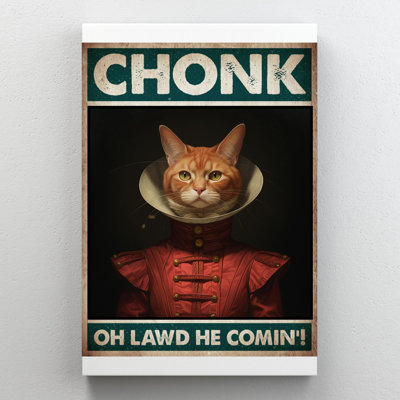 Chonk Oh Lawd He Comin - 1 Piece Rectangle Graphic " Chonk Oh Lawd He Comin "