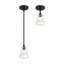 Mini-luminaire suspendu mat 1 lumière Spinnaker-1648045313