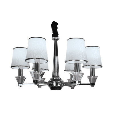 Intense 6 - Light Shaded Chandelier
