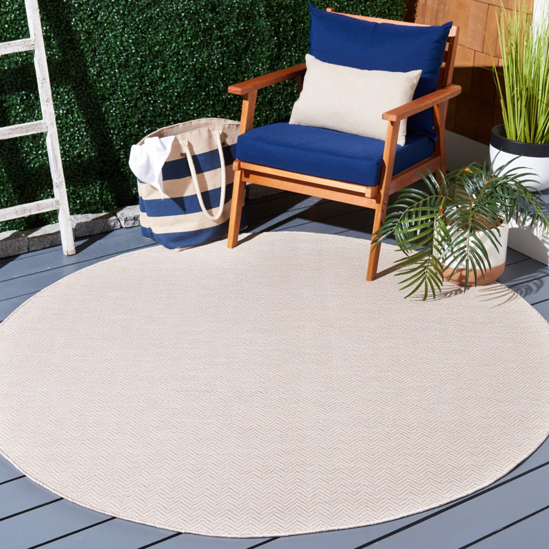 Kiawna Performance Chevron Indoor/Outdoor Area Rug, Runner 2' x 11'