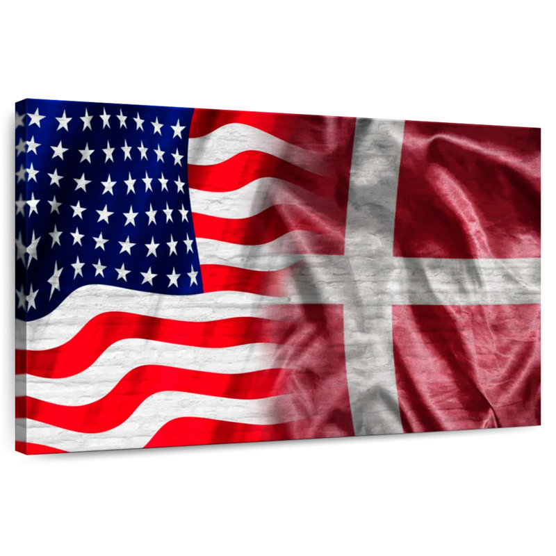 Borges USA And Denmark Flags