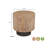 Solid Mango Wood Round End Table-1204403000