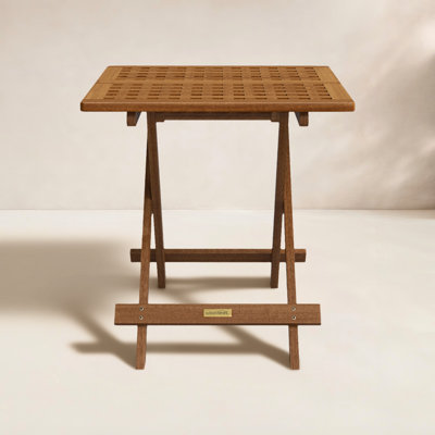 Carson Folding Wooden Side Table by Birch Lane