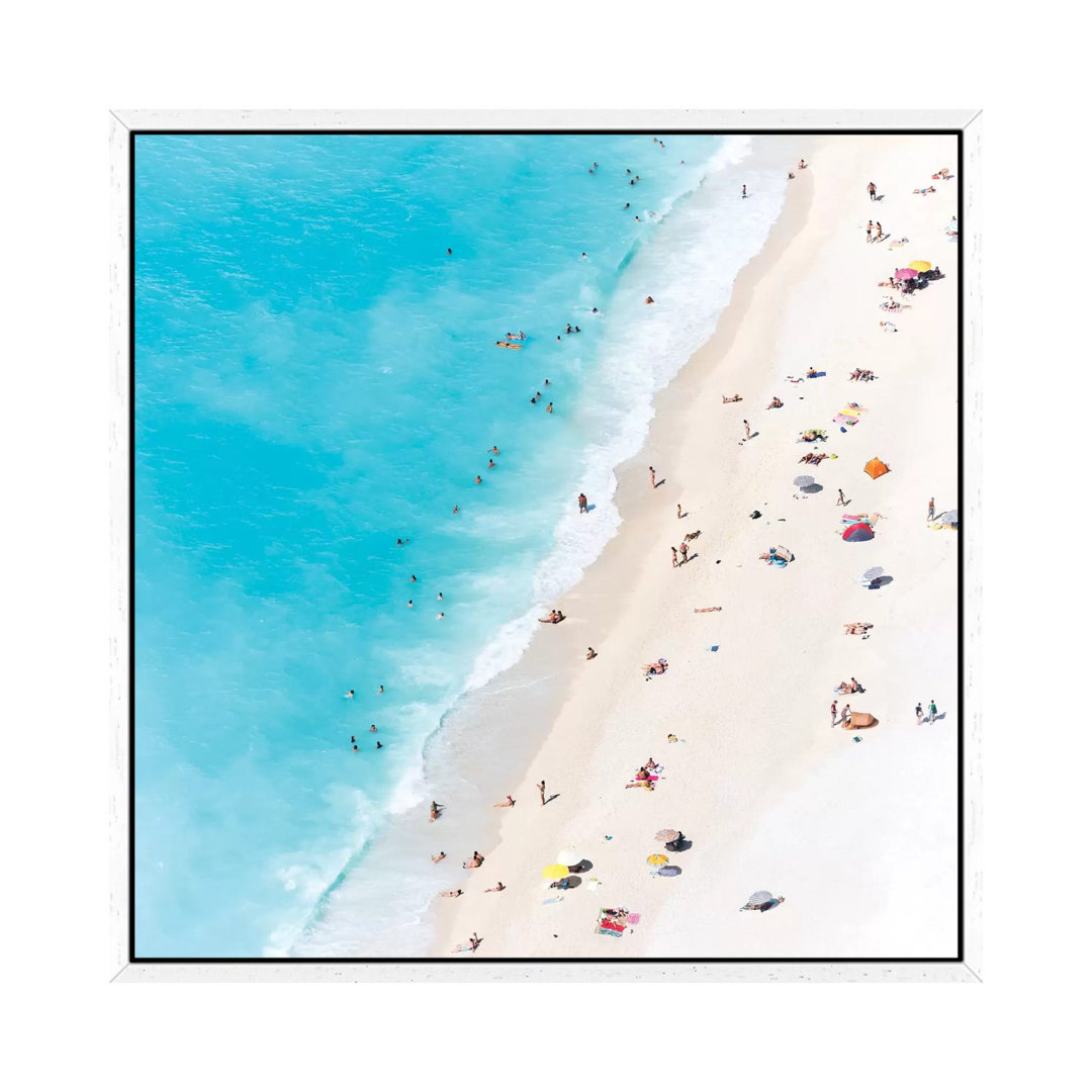 Leinwandbild Aerial View Of Myrtos Beach V, Cephalonia, Ionian Islands, Greece von Matteo Colombo