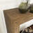 59.2" Wood Modern Striped Design Console Table-1477780508