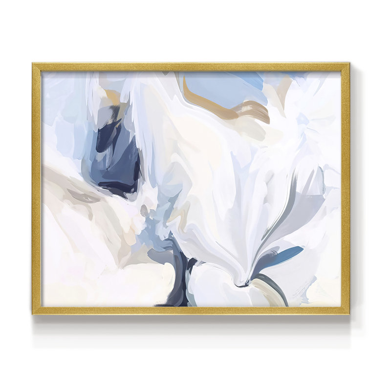 Fresh Air III -Framed Print - Restickable, 11" H x 14" W, Gold