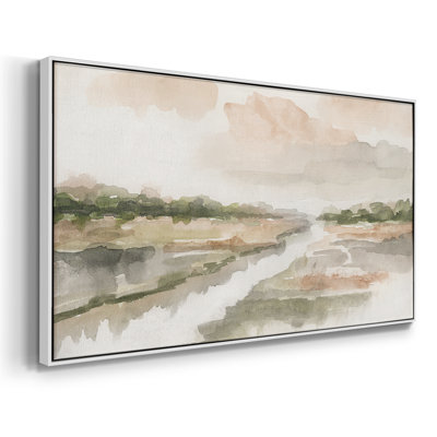 Moody Sunset - Toile tendue avec châssis tendue, prête à accrocher