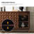 Damera Farmhouse 54.13"W Sideboard with Wood Legs-102507170