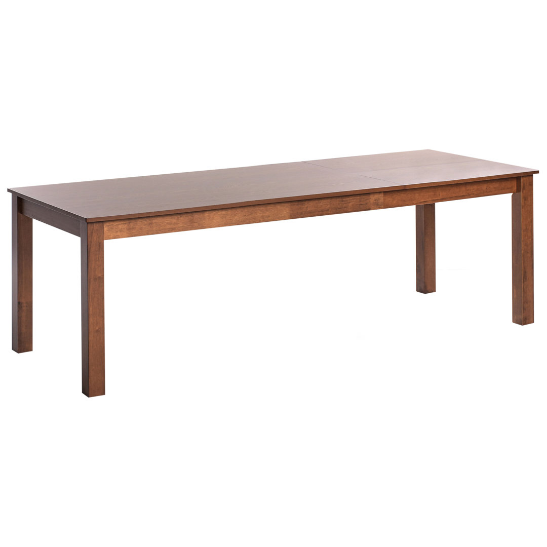 Extending Dining Table MADURA Dark Ash Wood 160/240 cm 90 cm