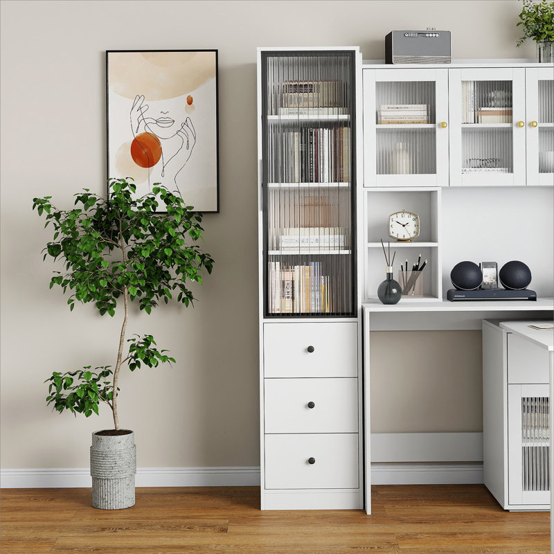 Armoire de rangement élégante blanche - Organisateur moderne et spacieux pour n'importe quelle pièce