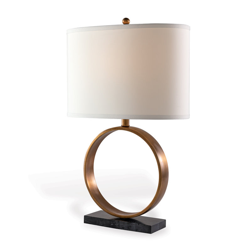 Megan Table Lamp, Gold/Black