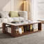Table basse en marbre clair