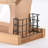 Wood Hanging Hopper Bird Feeder