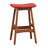 Upholstered Counter Stool with Solid Wood Frame-12512887