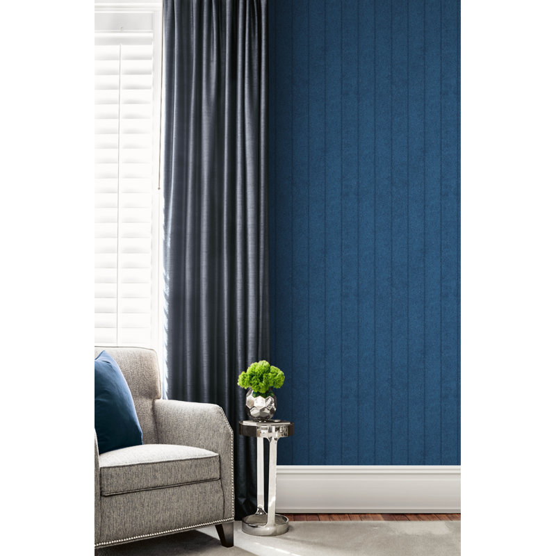 Rouleau de papier peint Somdevi L 33 pi x l 20,5 po, Bleu