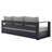  Tahoe Outdoor Patio Powder-Coated Aluminum Sofa-67201660-67201659
