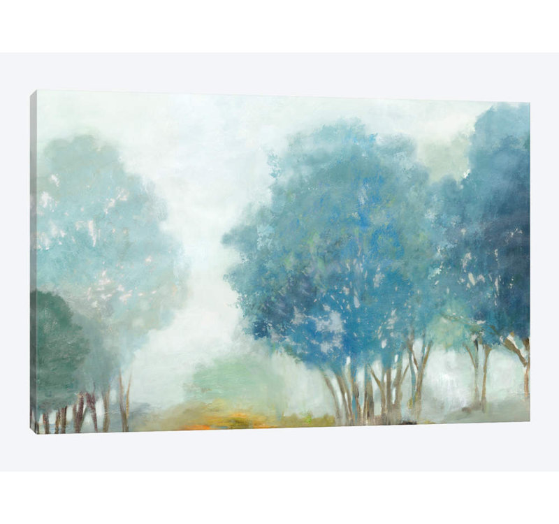 «Blueberry Hill», reproduction sur toile, H 18 po x l 26 po x P 1,5 po, Toile tendue, Pas de tapis