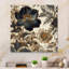 Art mural acrylique bleu pivoines I - pivoines-278887082