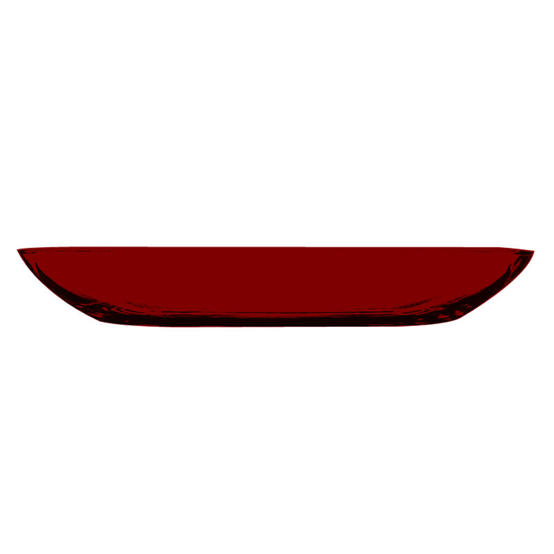 Uno Rectangular Tray - 6 Pieces, Garnet