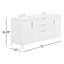 Elizabeth 72" Double Bathroom Vanity Set with Mirror-14858313-14858319