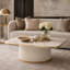 Gineverra Rectangular Cocktail Table - Ivory/Gold