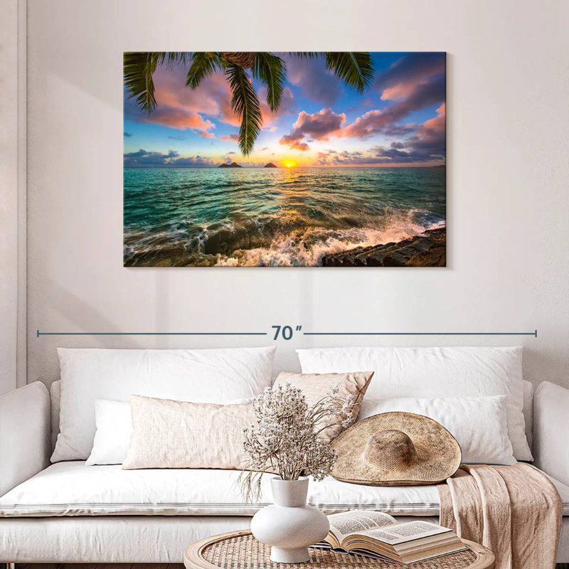 Ravi Lanikai Sunrise Vista, H 30 po x l 45 po