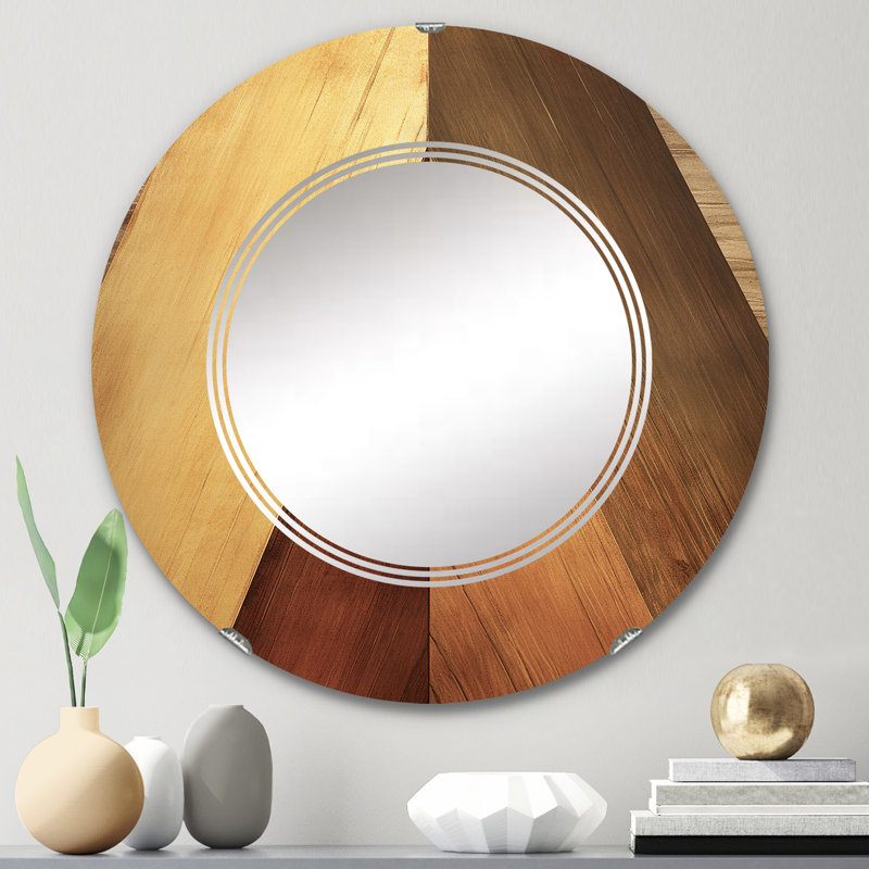 Zens - Modern Wall Mirror Round, 24 po x 24 po