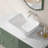Salerno 20" L X 15" W White Vitreous China Rectangular Vessel Bathroom Sink
