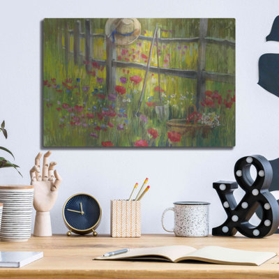 " Gardening By The Fence " Print
