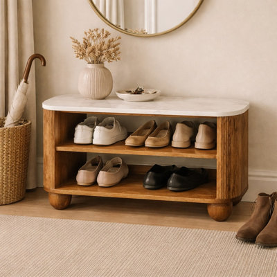 Range-chaussures en marbre Beaumont