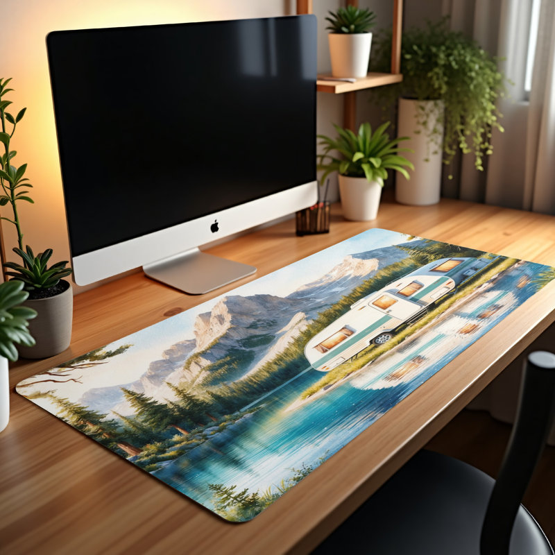 Polyester Desk Pad, 23.6x13.8