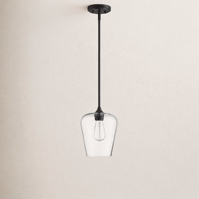 Breena 1-Light Dimmable Bell Pendant