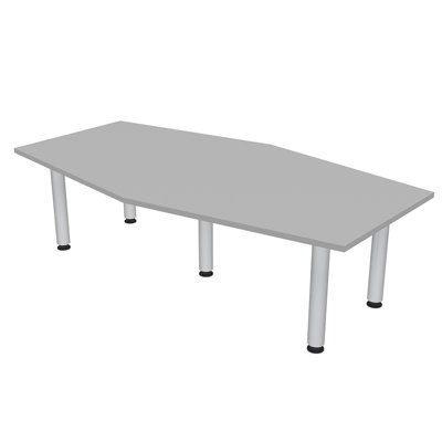Nyemia Hexagon Table with Post Legs