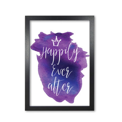 Happily Ever After Purple - Painting