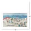 Colourful Umbrella Beach Non-Glass Framed Art