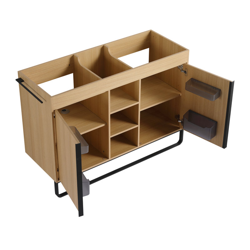 Base de meuble-lavabo autoportant Tarri 48 po avec portes à fermeture en douceur (lavabo non inclus)