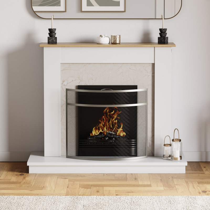 Buckton 1 Panel Steel Fireplace Screen