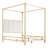 Jenin Upholstered Metal Canopy Bed-29234047-29234052