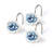 Rose, Shower Hooks, Blue