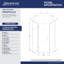 Cabine de douche à charnière néo-angle 40 "x 72" Prism Plus-20961246