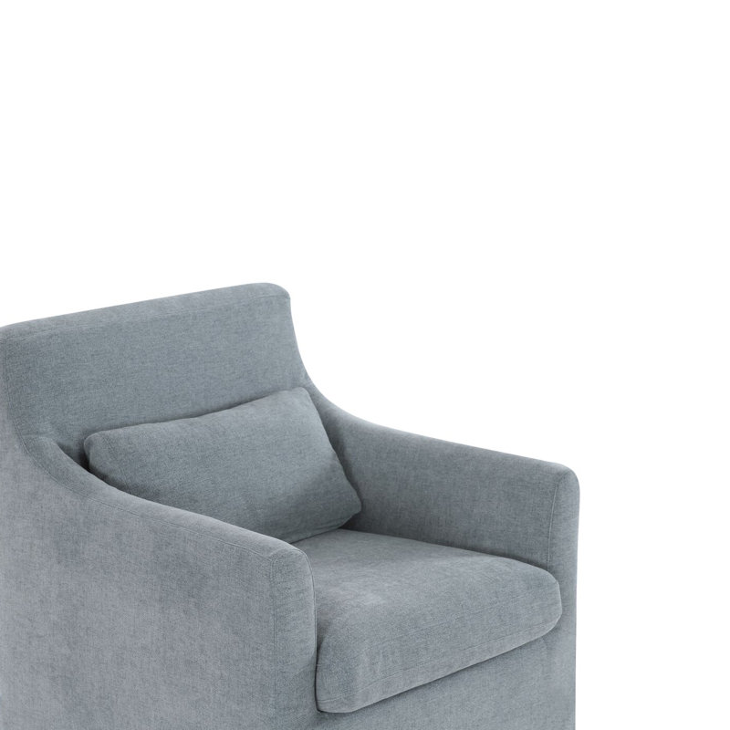 Lydia Upholstered Arm Chair, Gray
