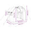 Vidaxl Greenhouse With Steel Frame Green 6 M² 3X2x2 M-90228852-94415388