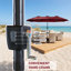 15 pi Double parasol solaire de patio-785967801