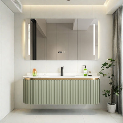Simple modern style bathroom cabinet