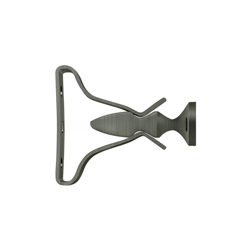 Brass Shutter / Door Accessory, Antique Nickel