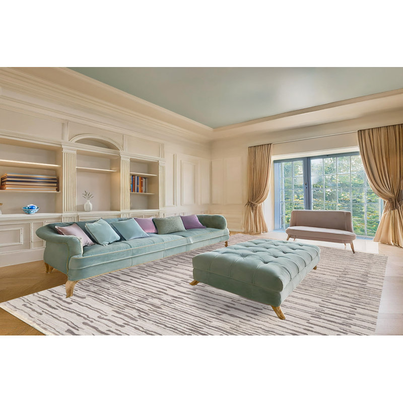 Nickelson 9749-900 SILVER, Rectangle 2'7" x 4'11"