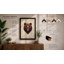 Woodcut Bear Rustic - Framed Print-1583718453-1583718458