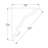 6-3/4 in x 5-5/8 in x 78-3/4 in Primed White High Density Polyurethane Crown Moulding