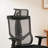 High Back Executive Office Chair with Headrest 4 Level Lockable Function Black 300LBS Capacity