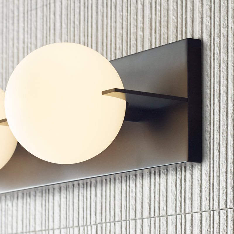 Orbel 3 - Light Vanity Light, Matte Black, No